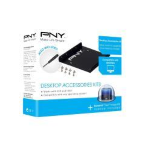 PNY Desktop Accessories Kit - Adattatore vano unita' di memorizzazione - da 3,5" a 2,5"